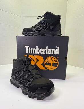 Timberland PRO Powertrain Mid Alloy Safety Toe ESD Work Boots A11QF Size 9W